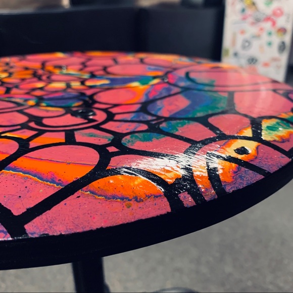 COPY - Custom Murakami X Ikea adjustable stool - Picture 3 of 5